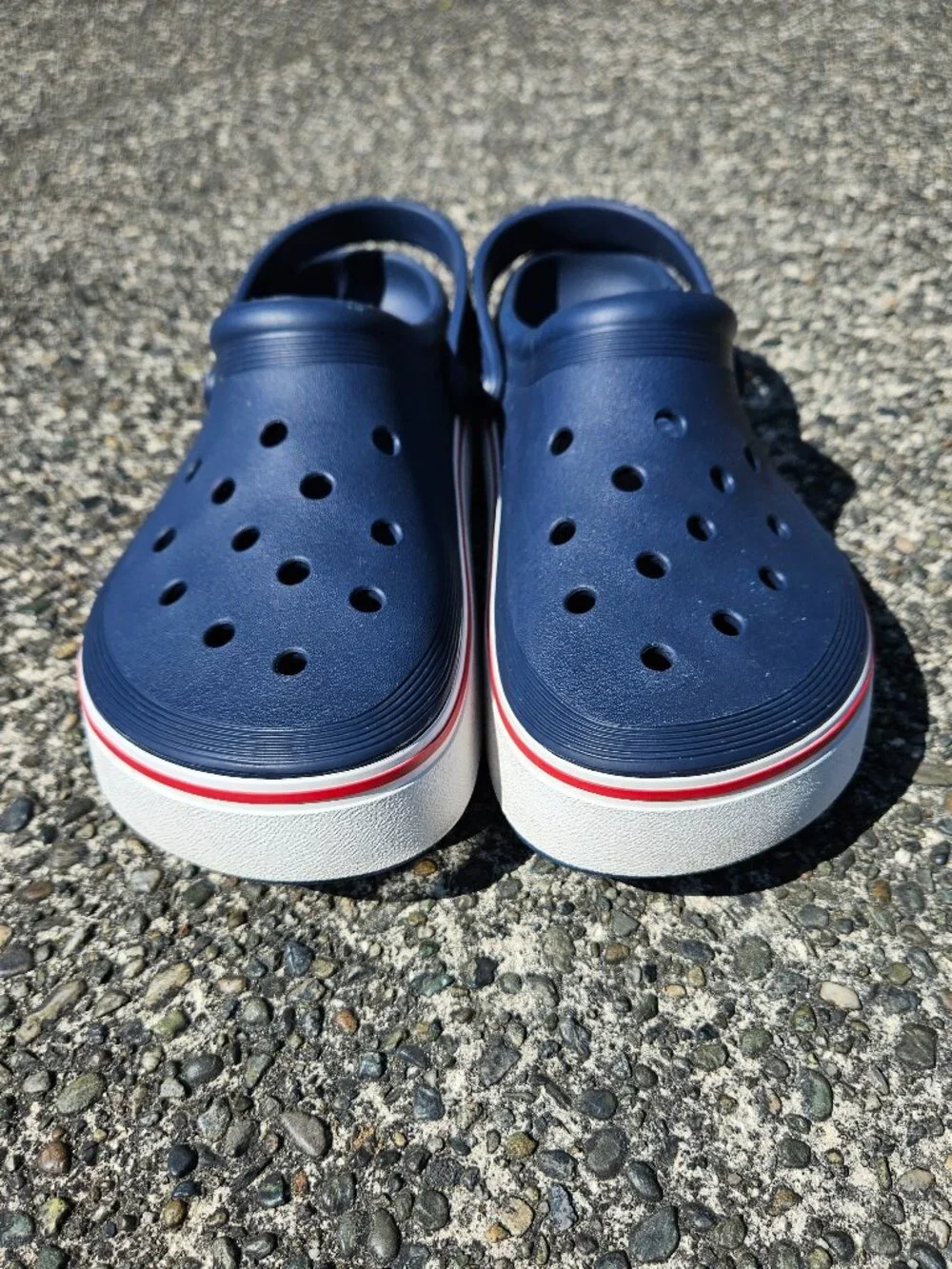 Men's Navy Blue Slip-On Crocs